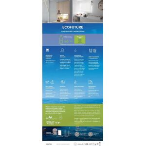 Estor enrollable screen Basic blanco de 120x190cm