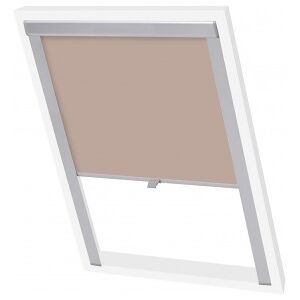 vidaXL Persiana Opaca Enrollable Beige Mk06