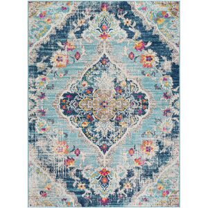 Surya Alfombra vintage oriental multicolor/azul 200x275