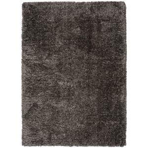 Atticgo Alfombra lisa en gris 140X200 cm