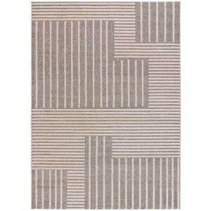 Atticgo Alfombra vintage con relieve en beige, 140X200 cm