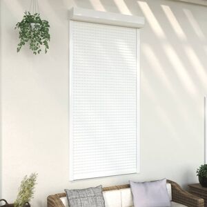 vidaXL Persiana de aluminio blanca 110x220 cm