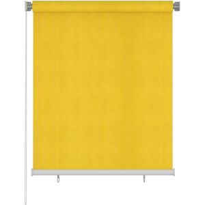 vidaXL Persiana enrollable de exterior 120x140 cm amarillo