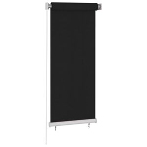 vidaXL Persiana enrollable de exterior 60x140 cm negro