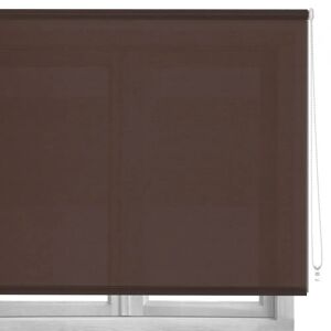 LOLAhome Estor enrollable marrón de tela de 100x250 cm