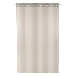 LOLAhome Visillo de hilos confeccionado de tela beige de 260x140 cm