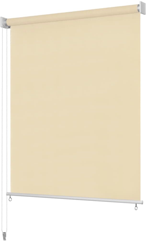 vidaXL Persiana enrollable de exterior 120x230 cm color crema