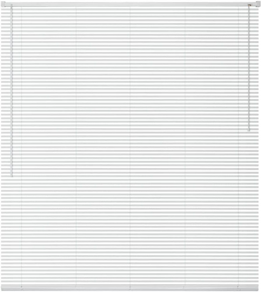 vidaXL Persiana aluminio 140x160 cm blanca