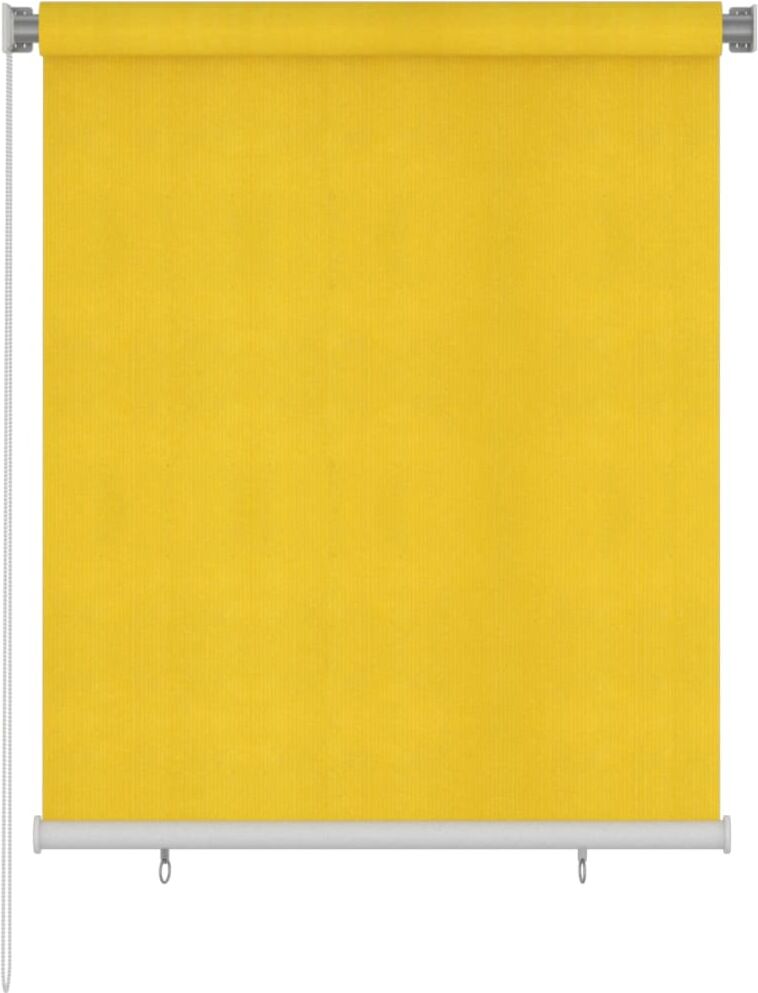 vidaXL Persiana enrollable de exterior 120x140 cm amarillo