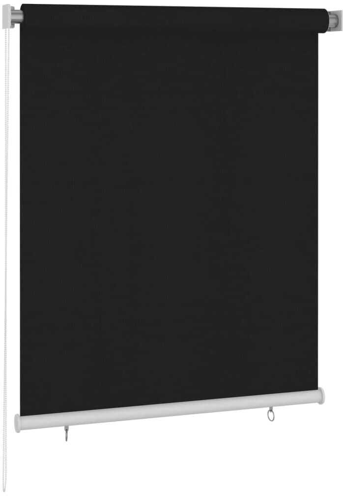 vidaXL Persiana enrollable de exterior 120x140 cm negro