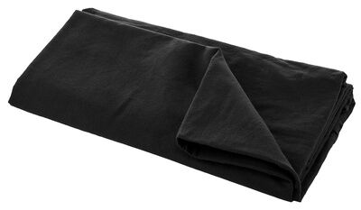 Stageworx Deco Curtain 160g/m² 3x3m BK Black