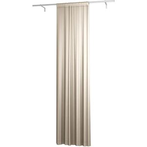 Single Width Curtain Panel with Tunnel/Creaseband, 250 cm, Feather, Velvet - Bemz