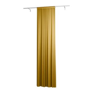 Single Width Curtain Panel with Tunnel/Creaseband, Customized, Dijon, Velvet - Bemz