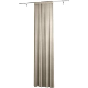 Single Width Curtain Panel with Tunnel/Creaseband, Lined, 300 cm, Natural, Linen - Bemz