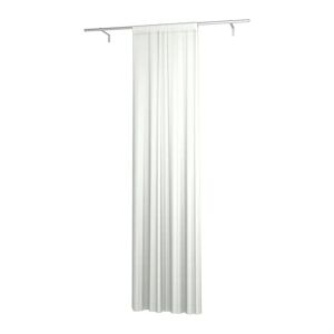 Single Width Curtain Panel with Tunnel/Creaseband, Lined, 300 cm, Optic White, Linen - Bemz