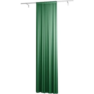 Single Width Curtain Panel with Tunnel/Creaseband, Lined, Customized, Abundant Green, Velvet - Bemz