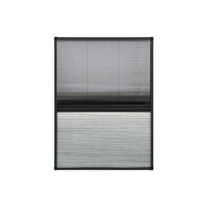 GENERIQUE vidaXL Moustiquaire plissée pour fenêtre Aluminium 80x120 cm - Publicité