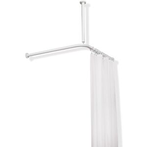 Hewi Serie 801 Tringle de rideau avec raccord plafonnier et rideau de douche, 801.34.1162 98,