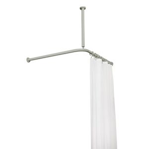 Hewi Serie 801 Tringle de rideau avec raccord plafonnier et rideau de douche, 801.34.1162 95,