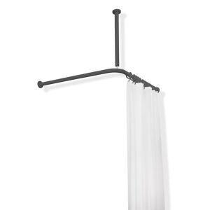 Hewi Serie 801 Tringle de rideau avec raccord plafonnier et rideau de douche, 801.34.1062 92,