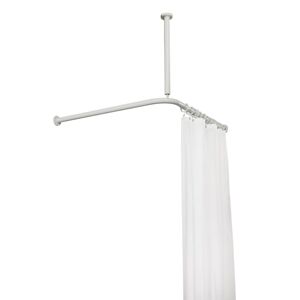 Hewi Serie 801 Tringle de rideau avec raccord plafonnier et rideau de douche, 801.34.1062 97,