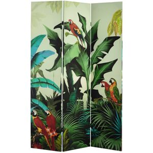 Maisons du Monde Paravent imprime tropical L 121 cm SANTANA