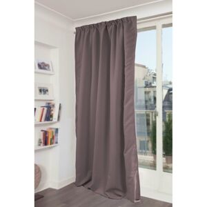 Rideau phonique thermique occultant gris poivre 140x260