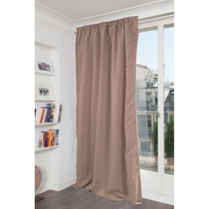 Rideau phonique thermique occultant beige pélican 140x260