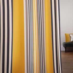 Maison Jean-Vier Rideau coton Jaune 176x250 cm Jaune 250x1x176cm