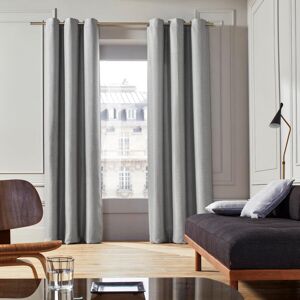 Madura Rideau a oeillets Polyester,Polyester GRIS 140x350 cm