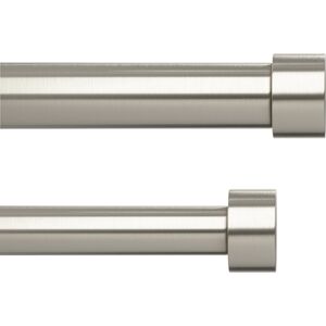 Umbra Double tringle a rideau ext 305 a 457cm nickel D25mm