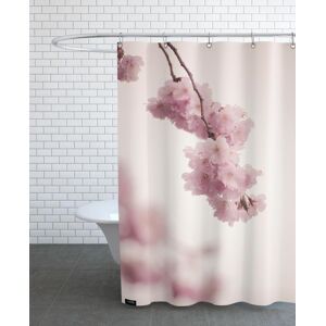 Juniqe Rideau de douche en polyester en rose 150x200