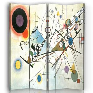 Legendarte Paravent Composition VIII - Wassily Kandinsky cm 145x170 (4 volets)