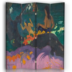 Legendarte Paravent cloison Fatata Te Miti - Paul Gauguin 145x180cm (4 volets) Multicolore 145x170x2cm