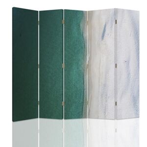 Legendarte Paravent - Cloison Rivage cm 180x170 (5 volets) Vert 180x170x2cm