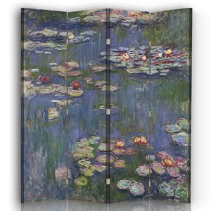 Legendarte Paravent cloison Nymphéas - Claude Monet 145x180cm (4 volets)