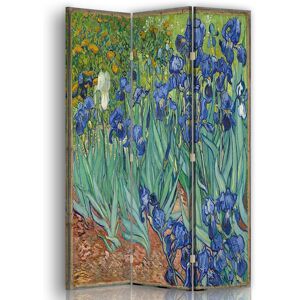 Legendarte Paravent - Cloison Iris - Vincent Van Gogh cm 110x150 (3 volets)