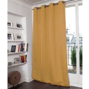 Moondream Rideau occultant moondream polyester jaune ocre 130x260 cm Jaune 0x260cm