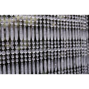 La Tenda Rideau de porte en perles transparentes frejus 100 x 230 cm