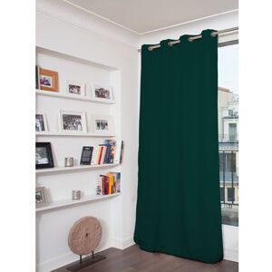 Moondream Rideau phonique thermique occultant velours vert 130x260