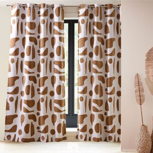 Becquet Rideau 140x260 marron en polyester