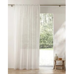 Blancheporte Panneau voile uni finition galon fronceur - BlancheporteIdéal pour voir la vie en couleur, ce panneau en voile au tissage fin et soyeux joue avec la lumière et est vraiment facile à vivre.Panneau : largeur 140 x hauteur 145cmÉcru