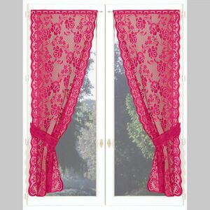 Rideau guipure - paire - Blancheporte Rose Rideau : largeur 60 x hauteur 120cm
