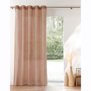 Panneau voile uni finition ?illets - BlancheporteUn panneau en voile unicolore au tissage fin et soyeux, qui sait jouer avec la lumiere pour donner une jolie ambiance a votre interieur !Panneau : largeur 175 x hauteur 240cmTaupe