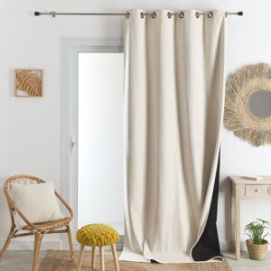 Blancheporte Rideau occultant et isolant finition oeillets - Blancheporte Blanc Rideau : 140x260cm