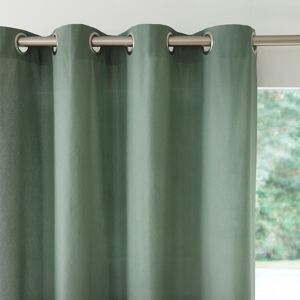 Rideau bachette uni tamisant oeillets - Rideau : Largeur 135 X Hauteur 260cm - Vert - ColombineAppreciez la belle qualite de ce rideau tamisant en bachette qui offre un tomber parfait et des couleurs actuelles qui resistent au temps ! Mixez-le avec notre 