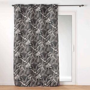 Rideau imprime Cabana - Blancheporte Noir Rideau : largeur 140 x hauteur 260cm