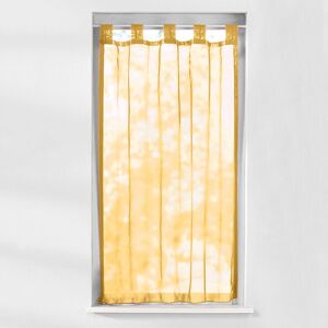 Blancheporte Vitrage droit voile uni finition pattes - BlancheporteUne lumière adoucie et un intérieur ravivé avec ce voile vaporeux au tomber net ! A assortir au panneau pour un joli camaïeu.Rideau : largeur 60 x hauteur 120cmJaune