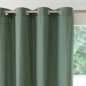 Blancheporte Rideau occultant bachette uni - Colombine Vert Rideau : largeur 135 x hauteur 260cm