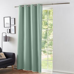 Colombine Rideau occultant bachette uni - Rideau : Largeur 135 X Hauteur 260cm - Vert - ColombineLe rideau occultant pur coton de Colombine®, une valeur sûre grâce à son tissu noble et son innovation triple enduction !Rideau : largeur 135 x hauteur 260cmV